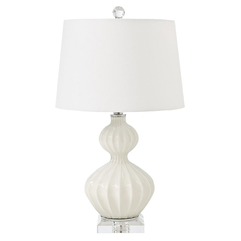 Настольная лампа Loraine White Table lamp Белый Настольная лампа Loraine White Table lamp Белый в Кирове | Loft Concept