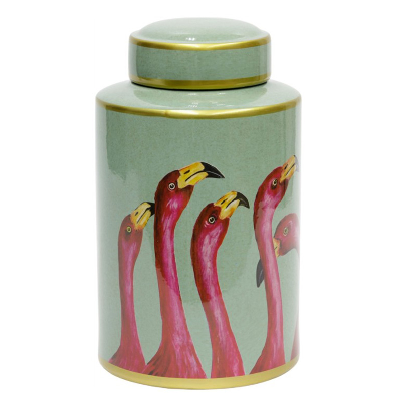 Ваза Flamingo Vase Розовый Бирюзовый Золотой Ваза Flamingo Vase Розовый Бирюзовый Золотой в Кирове | Loft Concept