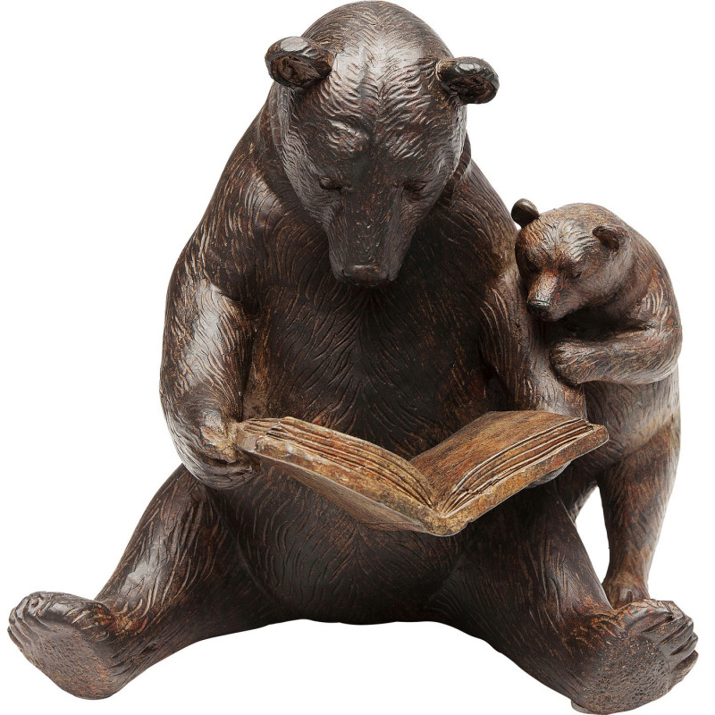 Статуэтка Reading Bears Коричневый Статуэтка Reading Bears Коричневый в Кирове | Loft Concept