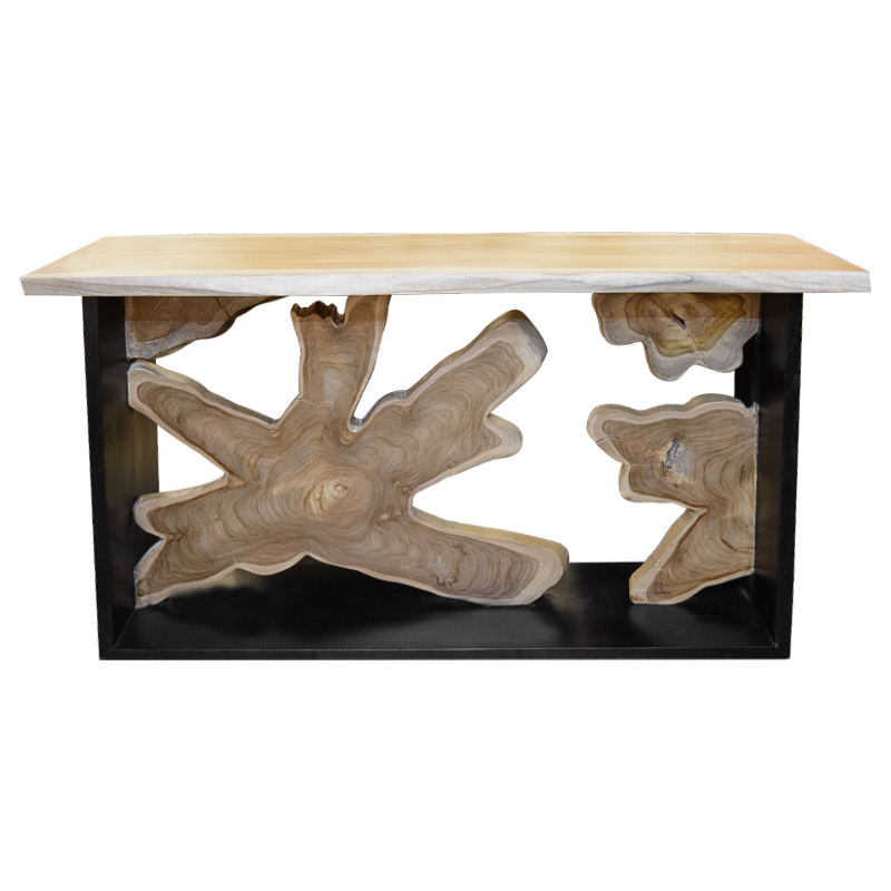 Консоль Erkan Console Древесина Черный Консоль Erkan Console Древесина Черный в Кирове | Loft Concept