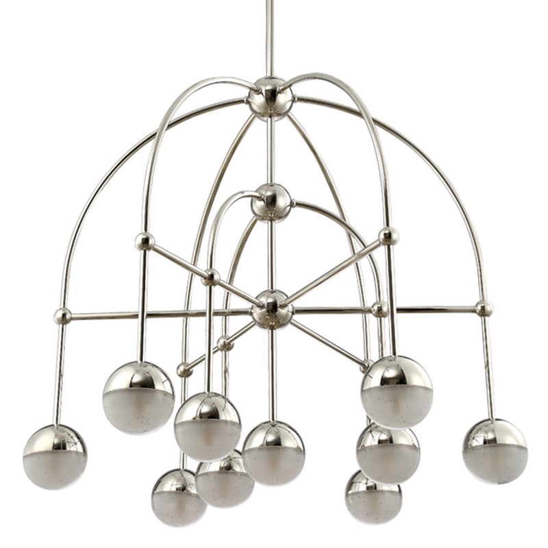 Люстра Heidy Chrome Chandelier 10 Хром Люстра Heidy Chrome Chandelier 10 Хром в Кирове | Loft Concept