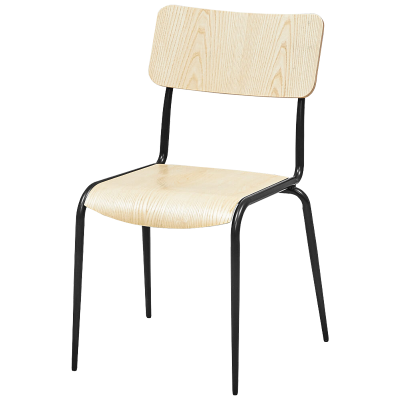 Стул Joshua Loft Stool light Древесина Черный Стул Joshua Loft Stool light Древесина Черный в Кирове | Loft Concept