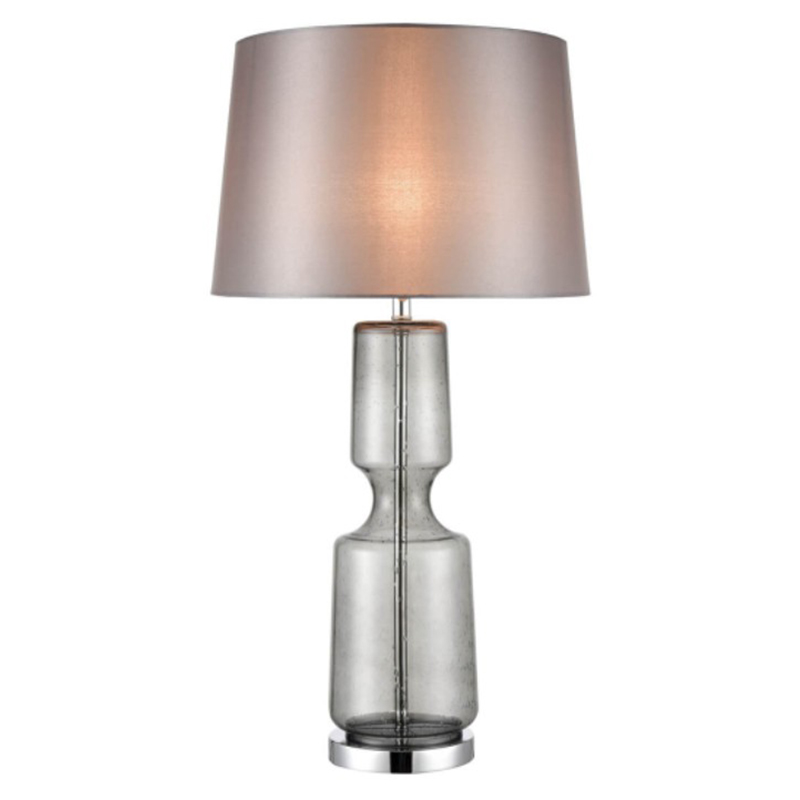 Настольная лампа Серое Стекло Antero Chrome Table Lamp Хром Настольная лампа Серое Стекло Antero Chrome Table Lamp Хром в Кирове | Loft Concept