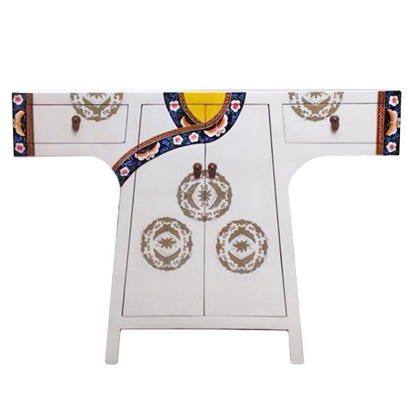 Китайская консоль White oriental robe Белый Китайская консоль White oriental robe Белый в Кирове | Loft Concept