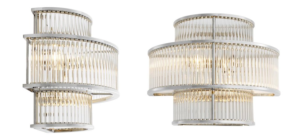 Бра Wall Lamp Mancini Nickel Бра Wall Lamp Mancini Nickel - Loft-Concept в Кирове