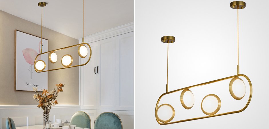Люстра HOOP LED LONG Люстра HOOP LED LONG - Loft-Concept в Кирове