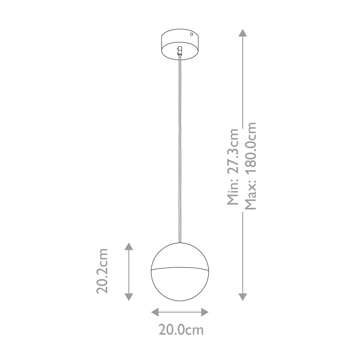 Подвесной светильник со сферическим плафоном из акрила с циркониевыми вкраплениями Kichler в Кирове