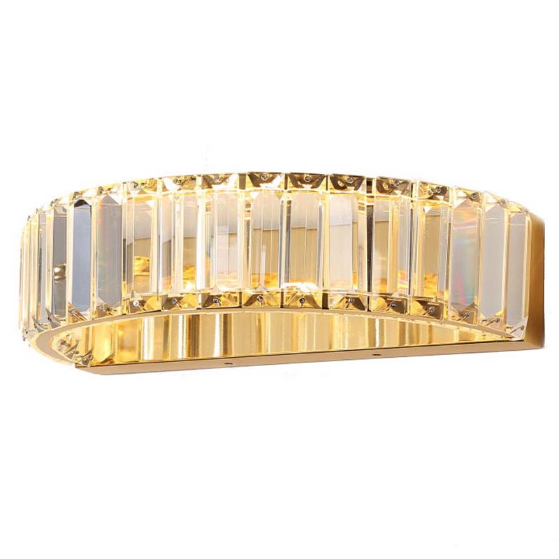 Бра Crystal Shine Linda Gold Wall Lamp A Золотой Прозрачный (Transparent) Бра Crystal Shine Linda Gold Wall Lamp A Золотой Прозрачный (Transparent) в Кирове | Loft Concept