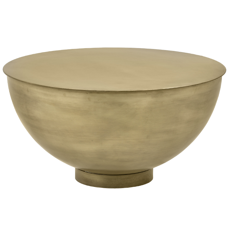 Круглый кофейный стол Modern Metal Caldron Coffee Table Золотой в Кирове | Loft Concept 