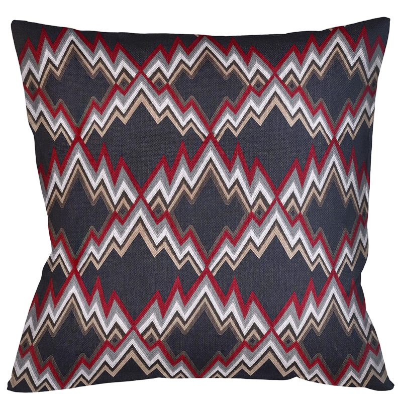 Декоративная подушка Ikat Pattern Темно-синяя Темно-синий Декоративная подушка Ikat Pattern Темно-синяя Темно-синий в Кирове | Loft Concept