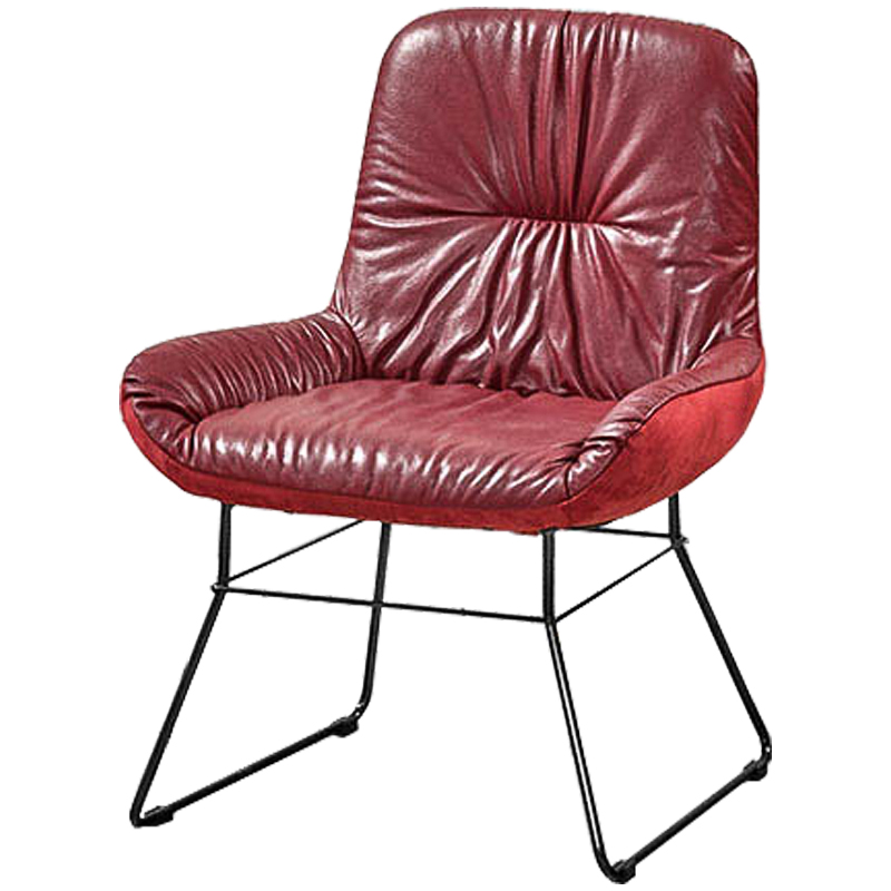 Кресло Arnaldo Half-chairs Красный Золотой Кресло Arnaldo Half-chairs Красный Золотой в Кирове | Loft Concept