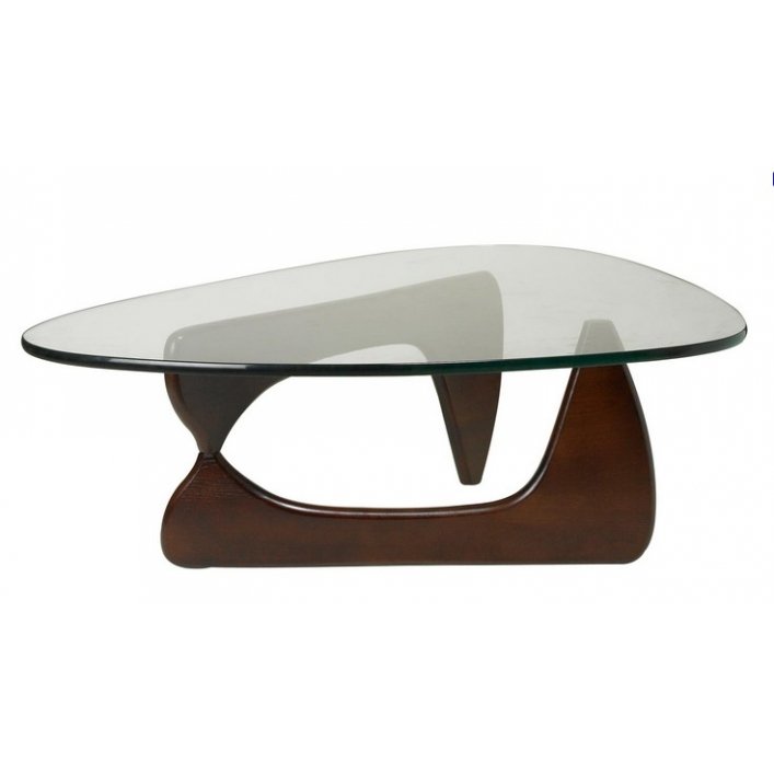 Столик Isamu Noguchi Coffee Table Черный Коричневый Белый дуб в Кирове | Loft Concept 