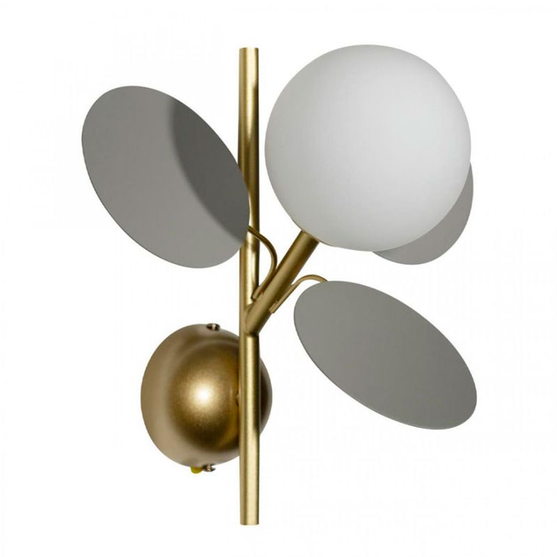 Бра MATISSE sconce One Gray Серый Золотой Белый Бра MATISSE sconce One Gray Серый Золотой Белый в Кирове | Loft Concept