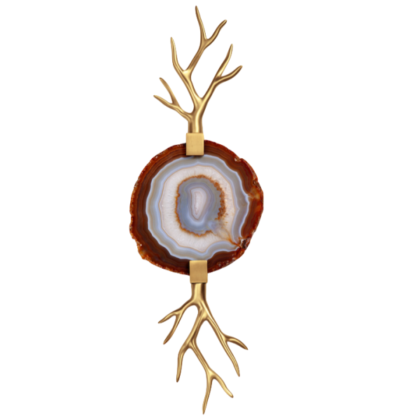 Бра Branch Agate Sconce emporium home Золотой Бра Branch Agate Sconce emporium home Золотой в Кирове | Loft Concept