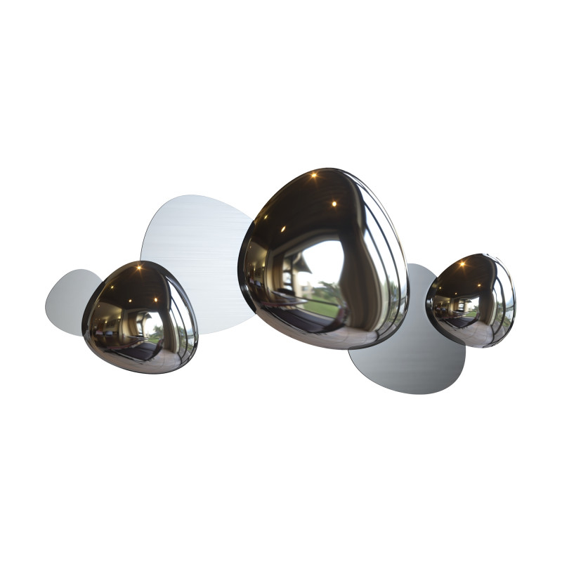 Бра Silver Matt & Gloss 2 Серебряный Бра Silver Matt & Gloss 2 Серебряный в Кирове | Loft Concept