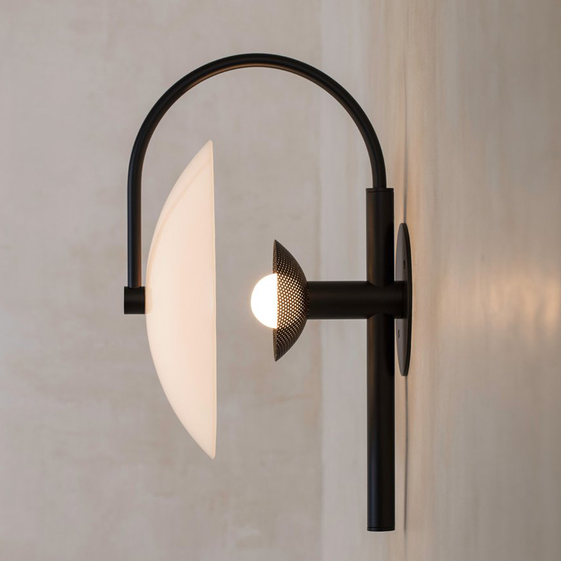 Бра Aperture Wall lamp Белый Черный Бра Aperture Wall lamp Белый Черный в Кирове | Loft Concept