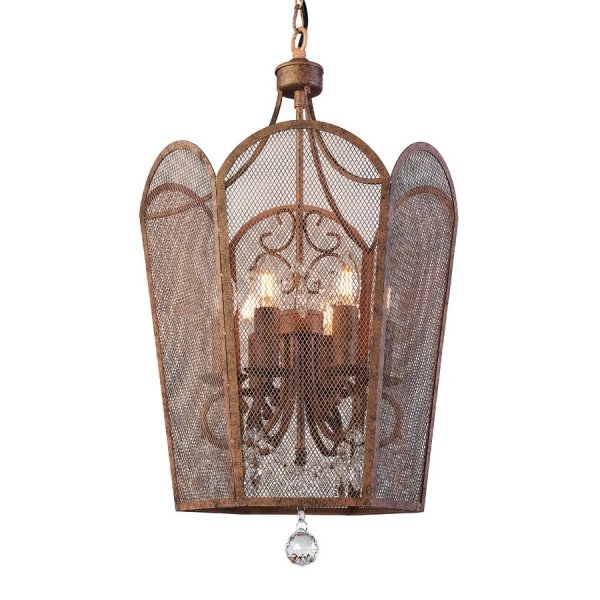 Люстра Roast Metal Chandelier 6 Коричневый Люстра Roast Metal Chandelier 6 Коричневый в Кирове | Loft Concept