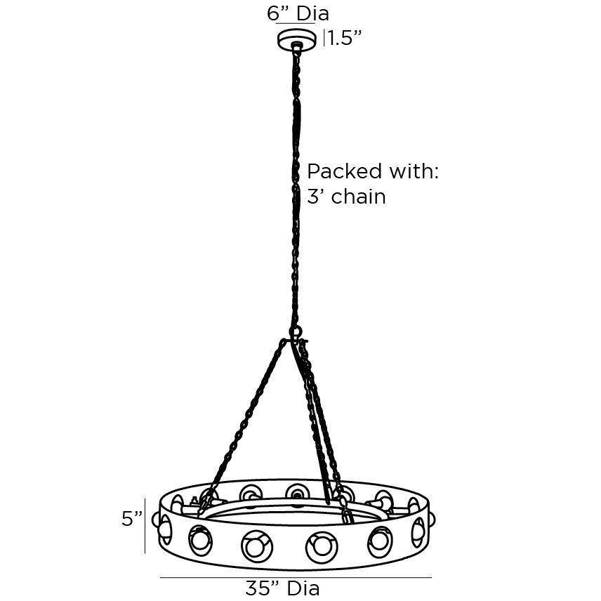 Люстра Arteriors REDONDO CHANDELIER Люстра Arteriors REDONDO CHANDELIER в Кирове