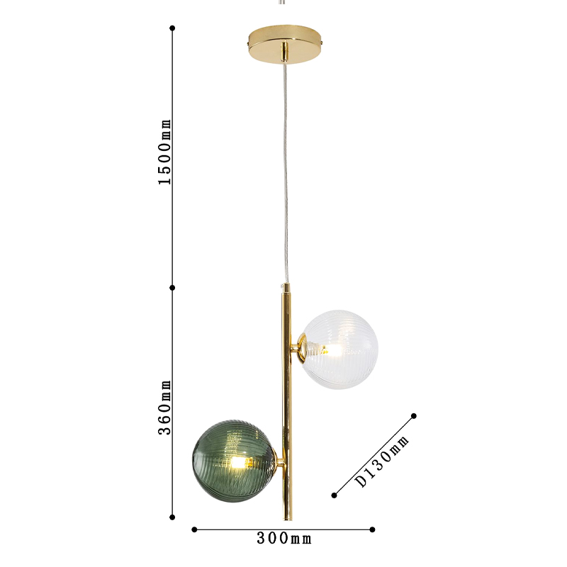 Подвесной светильник Bolle Multi Color hanging 2 lamp Подвесной светильник Bolle Multi Color hanging 2 lamp в Кирове