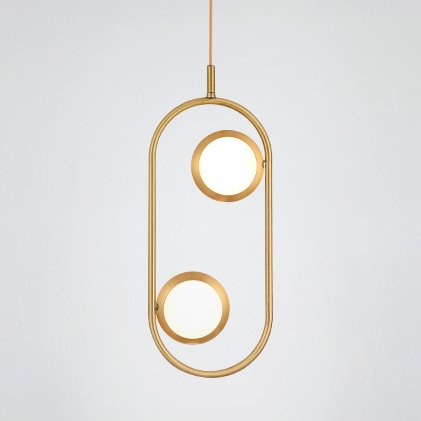 Светильник HOOP LED Two Золотой Светильник HOOP LED Two Золотой в Кирове | Loft Concept