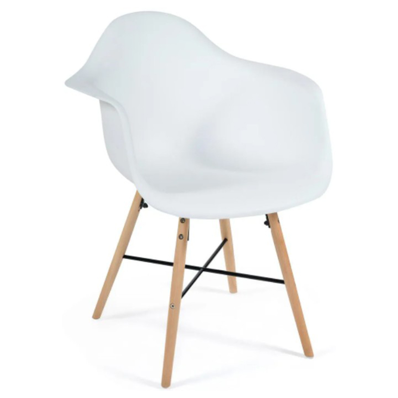 Стул DAW White Белый Древесина Стул DAW White Белый Древесина в Кирове | Loft Concept