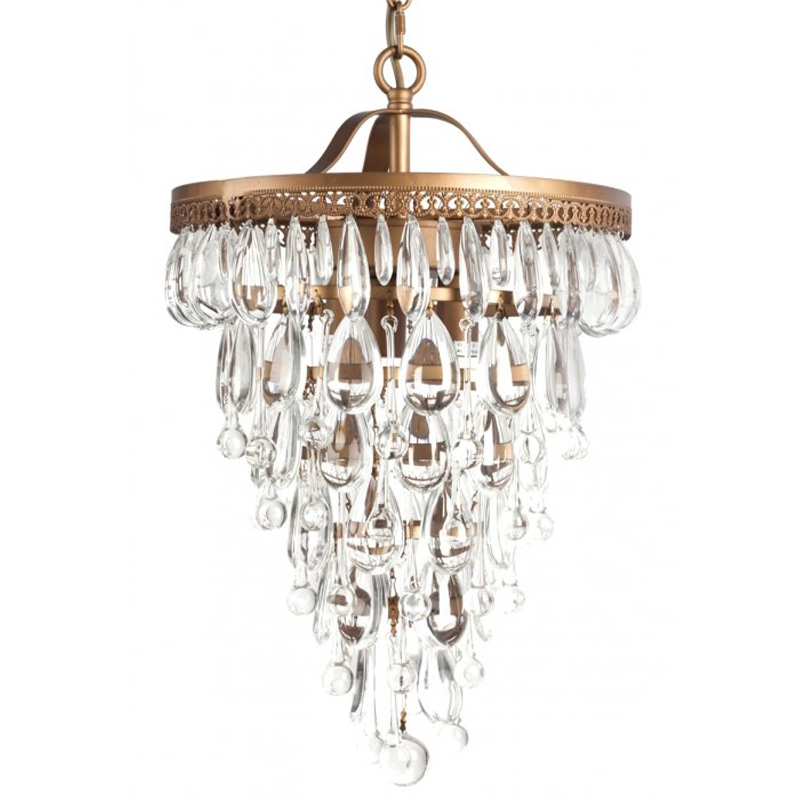 Люстра Clarissa Glass Drop Pendant 30 Бронза Люстра Clarissa Glass Drop Pendant 30 Бронза в Кирове | Loft Concept