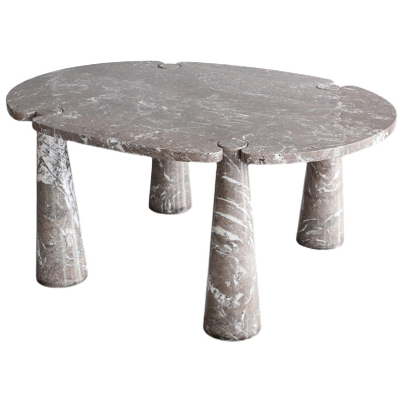 Кофейный стол Jacobi Marble Coffee Table Бежево-серый Кофейный стол Jacobi Marble Coffee Table Бежево-серый в Кирове | Loft Concept
