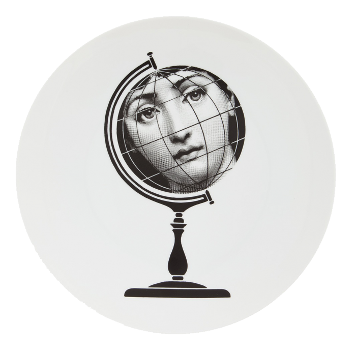 Декоративная тарелка Fornasetti 119 Черный Декоративная тарелка Fornasetti 119 Черный в Кирове | Loft Concept