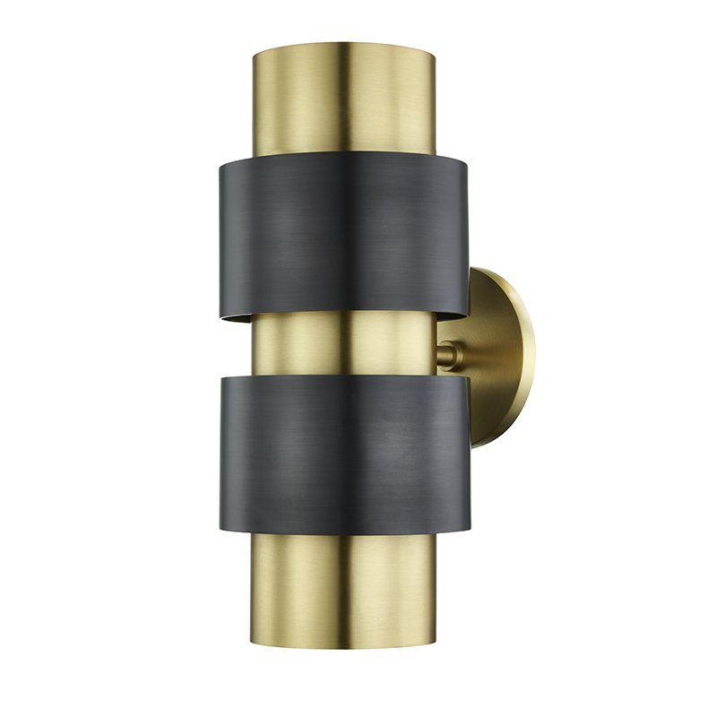 Бра Hudson Valley 9420-AOB Cyrus 2 Light Wall Sconce In Aged Old Bronze Латунь Темная бронза Бра Hudson Valley 9420-AOB Cyrus 2 Light Wall Sconce In Aged Old Bronze Латунь Темная бронза в Кирове | Loft Concept