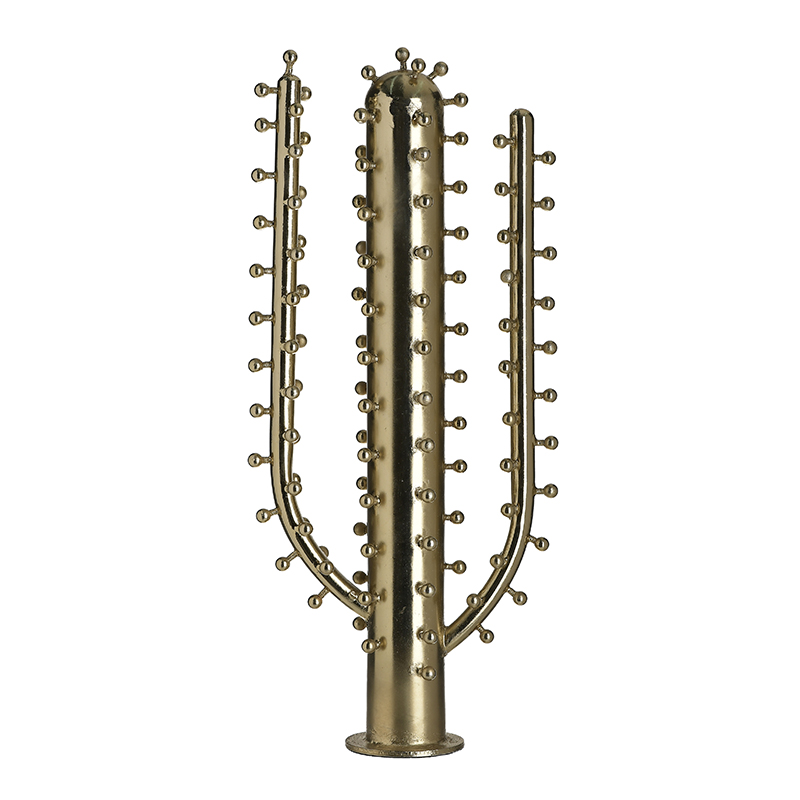 Статуэтка Metal Cactus 46 Золотой Статуэтка Metal Cactus 46 Золотой в Кирове | Loft Concept