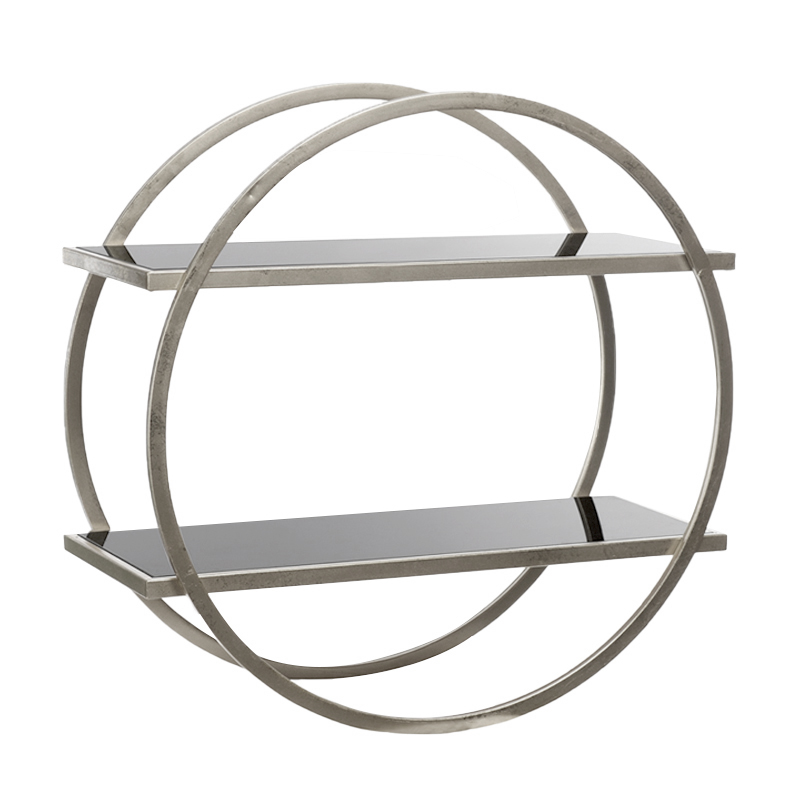 Полка Circle Silver Серый Серебряный Полка Circle Silver Серый Серебряный в Кирове | Loft Concept
