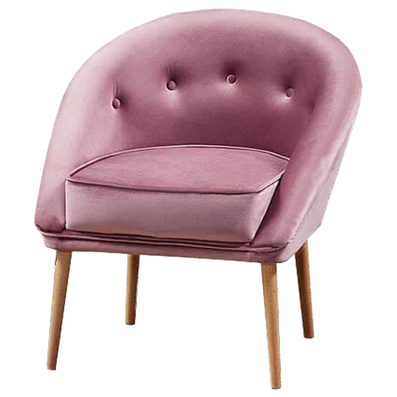 Кресло Gwyn Chair pink Розовый Древесина Кресло Gwyn Chair pink Розовый Древесина в Кирове | Loft Concept
