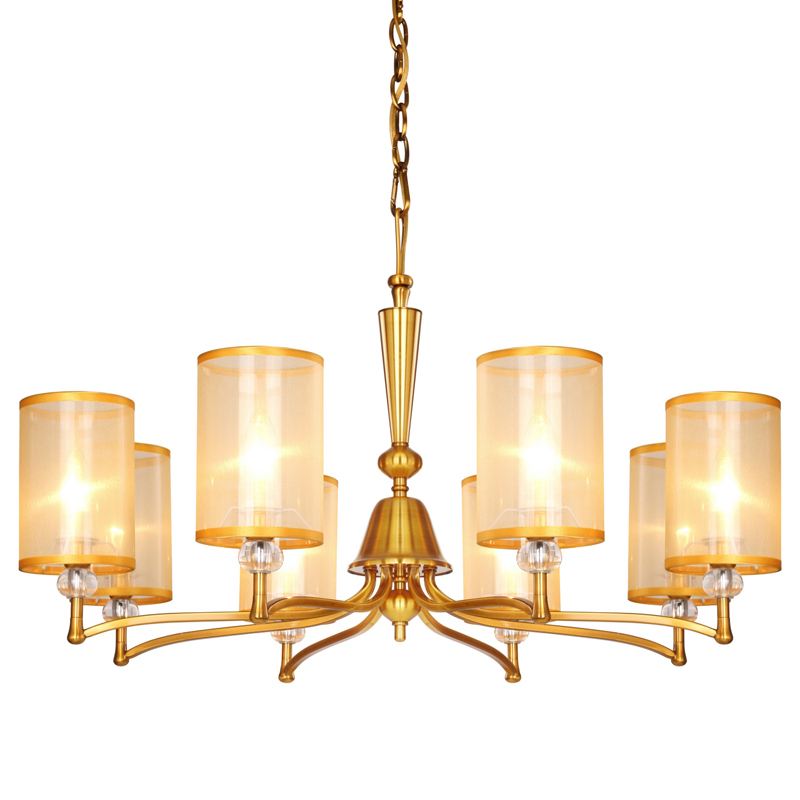 Люстра Boniface Chandelier 85 Латунь Золотой Шампань Прозрачный Люстра Boniface Chandelier 85 Латунь Золотой Шампань Прозрачный в Кирове | Loft Concept