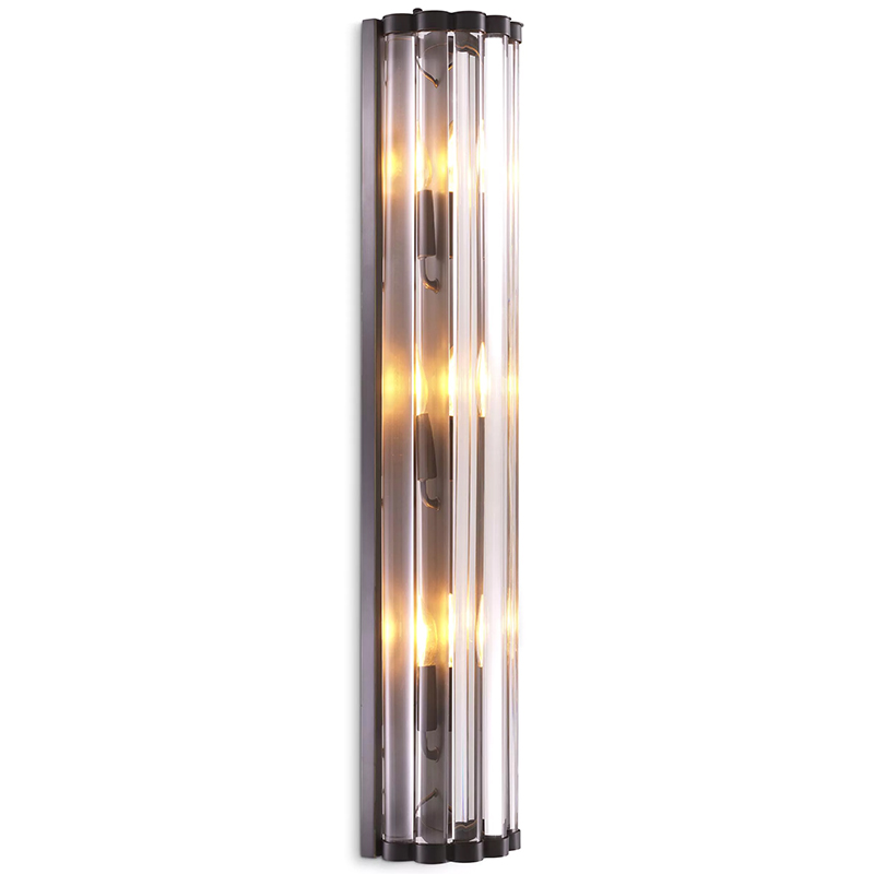 Бра Eichholtz Wall Lamp Amalfi L Bronze Темная бронза Прозрачное Стекло Бра Eichholtz Wall Lamp Amalfi L Bronze Темная бронза Прозрачное Стекло в Кирове | Loft Concept