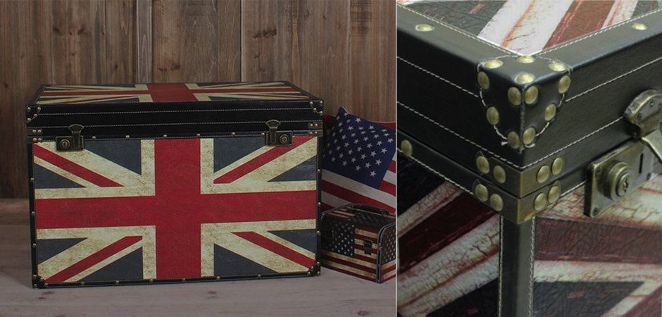 Сундук Union Jack Сундук Union Jack - Loft-Concept в Кирове