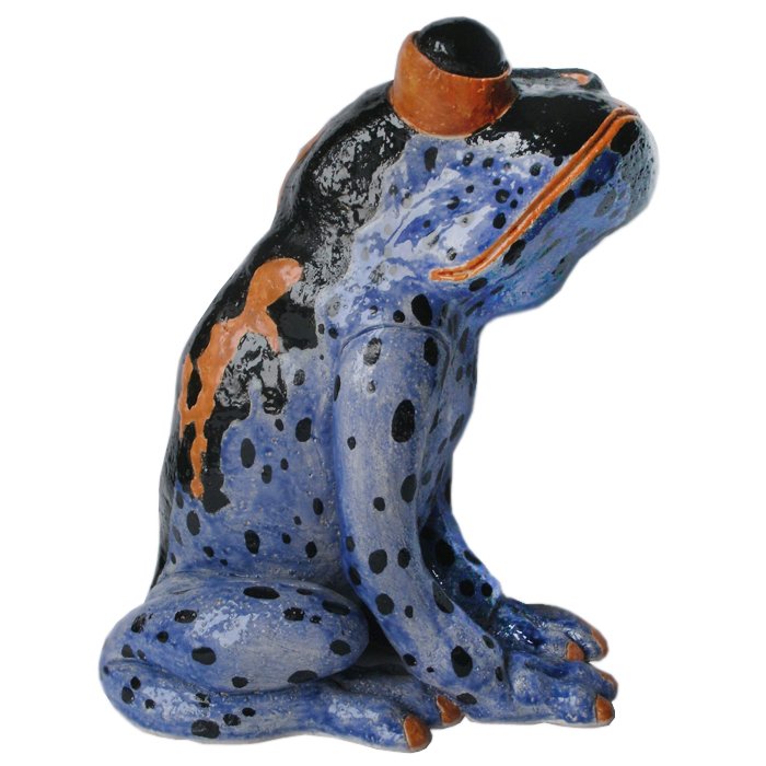 Статуэтка Tropical Frog Синий Оранжевый Статуэтка Tropical Frog Синий Оранжевый в Кирове | Loft Concept
