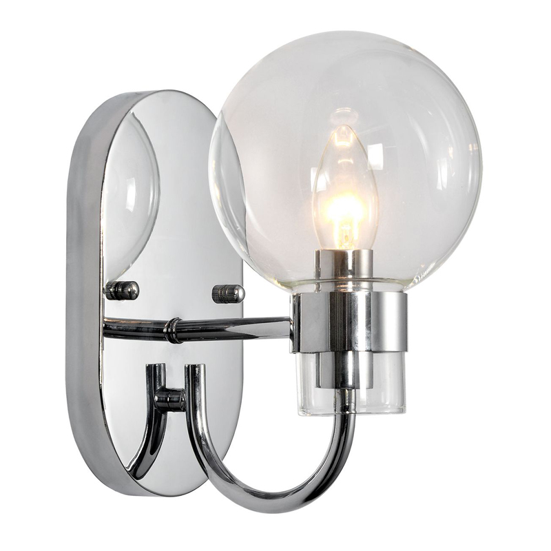 Бра Votrom Sconce chrome Хром Прозрачный (Transparent) Бра Votrom Sconce chrome Хром Прозрачный (Transparent) в Кирове | Loft Concept