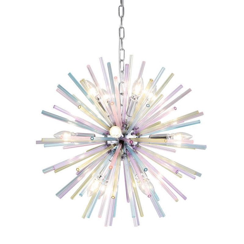 Люстра Colored Astra Chandelier 60 Хром Люстра Colored Astra Chandelier 60 Хром в Кирове | Loft Concept