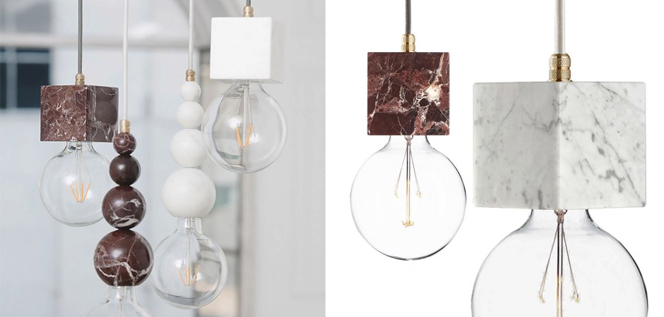 Подвесной светильник MARMOR VELDI Rosso Подвесной светильник MARMOR VELDI Rosso - Loft-Concept в Кирове