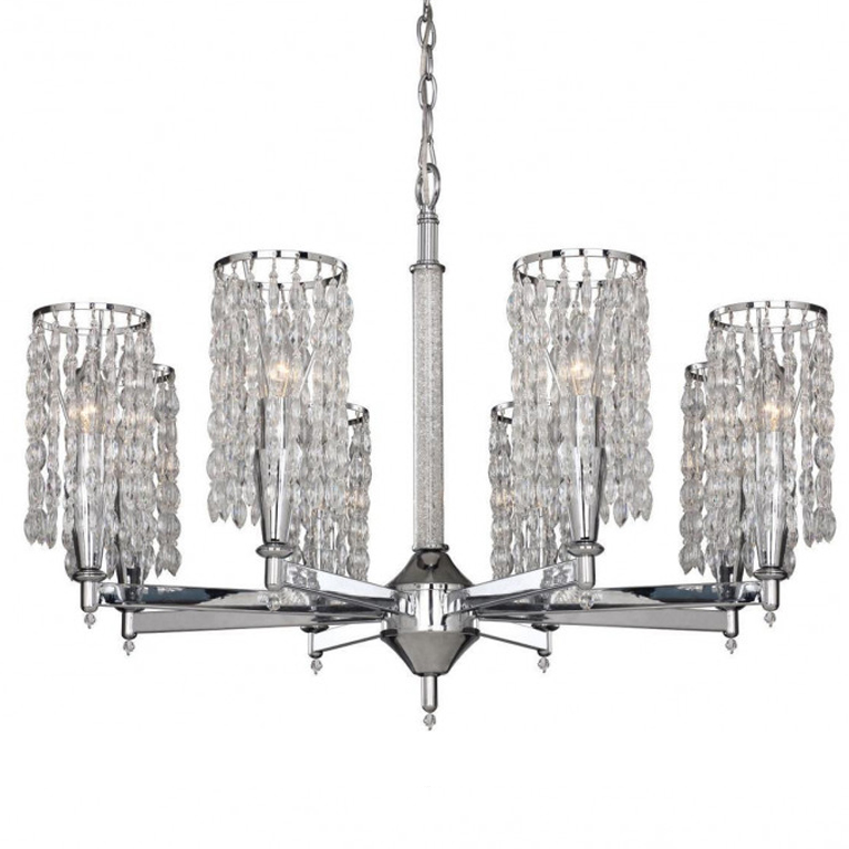 Люстра Messina Crystal Chandelier Прозрачный Хром Люстра Messina Crystal Chandelier Прозрачный Хром в Кирове | Loft Concept