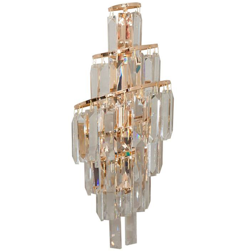 Бра Odeon Cascade Wall Lamp Gold 38 Прозрачное Стекло Золотой Бра Odeon Cascade Wall Lamp Gold 38 Прозрачное Стекло Золотой в Кирове | Loft Concept