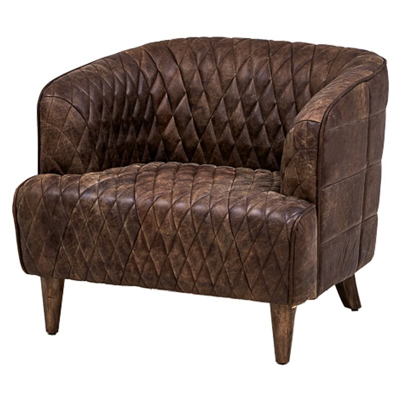 Philadelphia Armchair Кресло из Коричневой Винтажной Кожи Коричневый винтаж Philadelphia Armchair Кресло из Коричневой Винтажной Кожи Коричневый винтаж в Кирове | Loft Concept