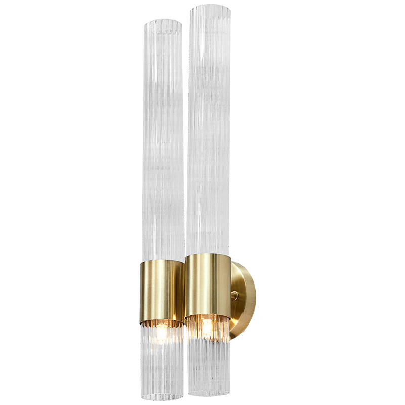 Бра Ingvar sconce Прозрачный Глянцевое золото Бра Ingvar sconce Прозрачный Глянцевое золото в Кирове | Loft Concept