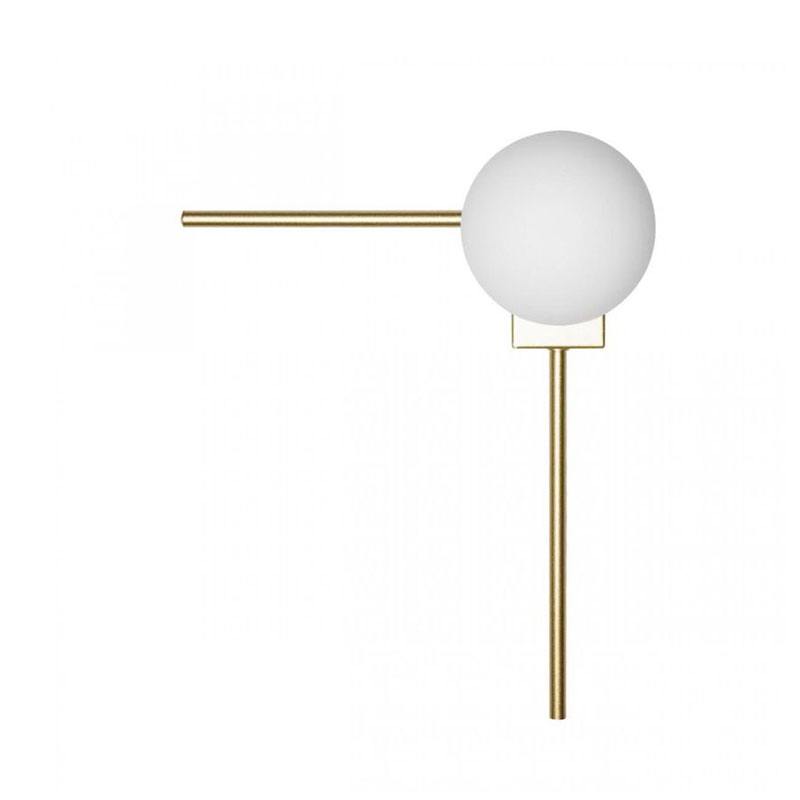Бра Direct Rays Gold 32 см Белый Золотой Бра Direct Rays Gold 32 см Белый Золотой в Кирове | Loft Concept