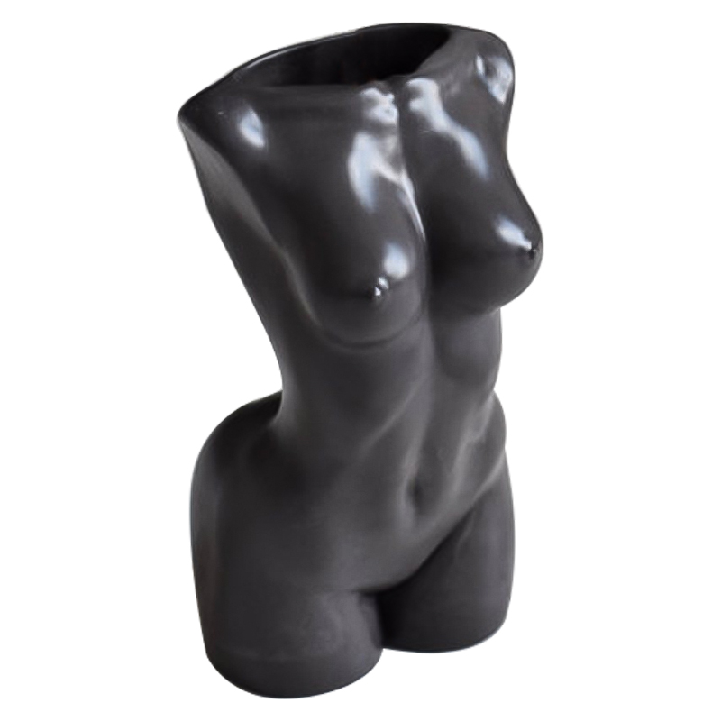 Ваза Vase Female Torso black Черный Ваза Vase Female Torso black Черный в Кирове | Loft Concept