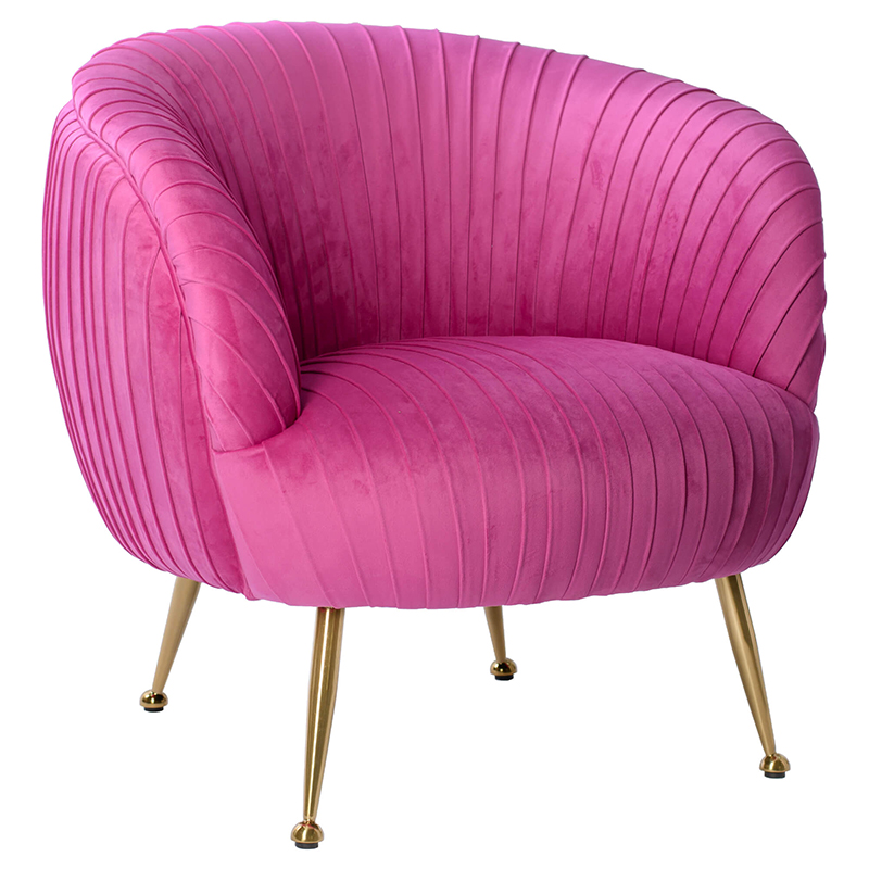 Кресло SOUFFLE CHAIR pink velor Розовый в Кирове | Loft Concept 