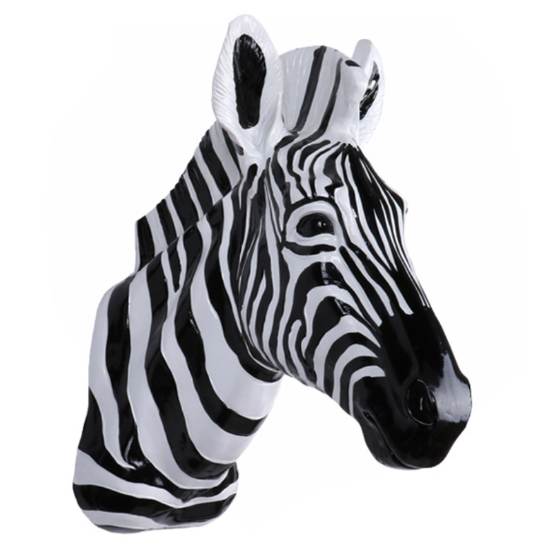 Декоративная голова зебры Zebra Декоративная голова зебры Zebra в Кирове | Loft Concept