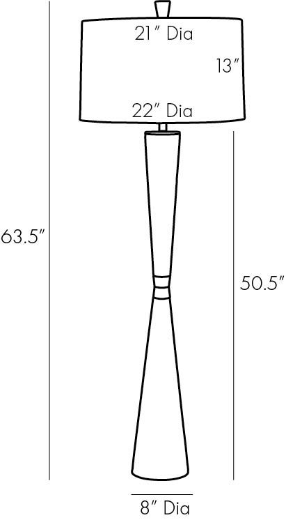 Торшер Arteriors GROM FLOOR LAMP Торшер Arteriors GROM FLOOR LAMP в Кирове