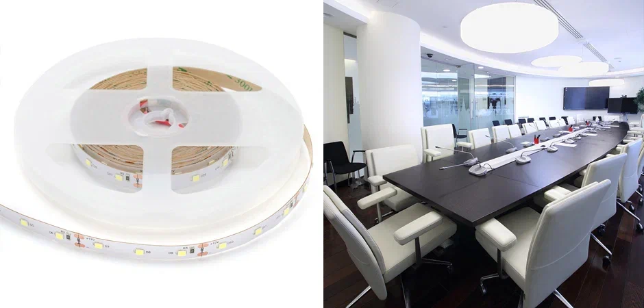 Светодиодная лента 9,6W/m 60LED/m 2835SMD холодный белый Светодиодная лента 9,6W/m 60LED/m 2835SMD холодный белый - Loft-Concept в Кирове