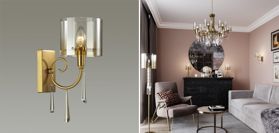 Бра Glass World Bronze Бра Glass World Bronze - Loft-Concept в Кирове